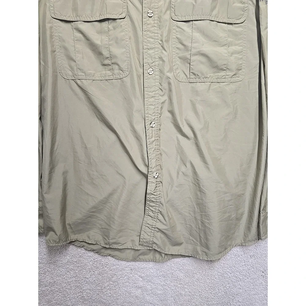 The North Face Nylon Mens Light‎ Weight Button Down Fishing Shirt XL